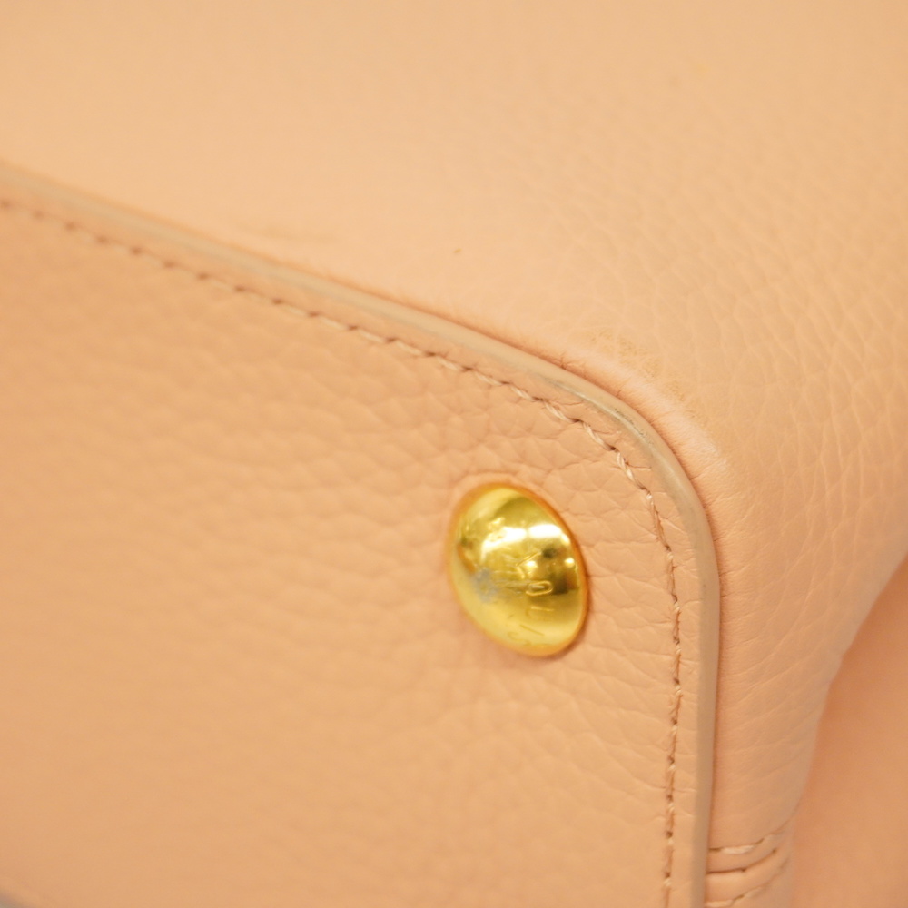 Auth Louis Vuitton Taurillon 2way Bag Capucines BB M21045 Rose Trianon Handbag - Picture 6 of 15